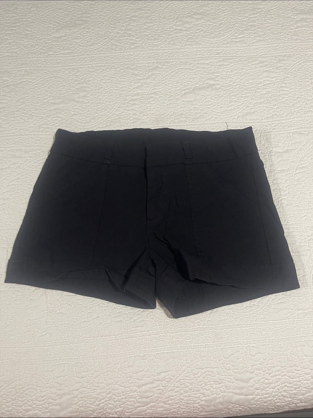 Women’s Black Stretch Dress Shorts